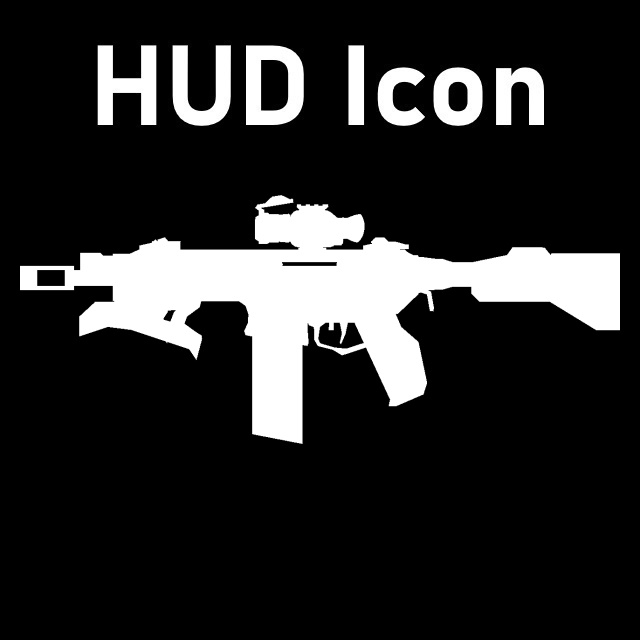 Call of Duty Black Ops 2 - PeaceKeeper HUD Icon (SG552)