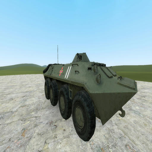 [simphys] BTR-70 Armed Forces of Ukraine preview