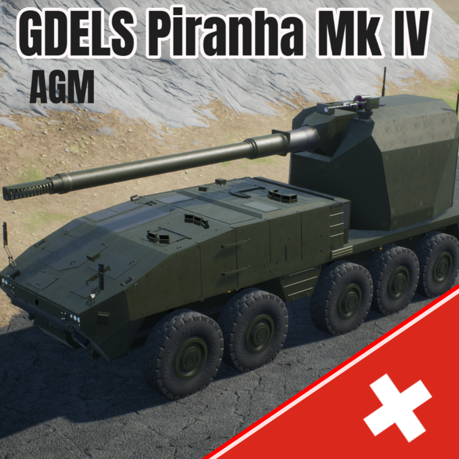Piranha MK IV 10x10 155mm Artillery Carrier