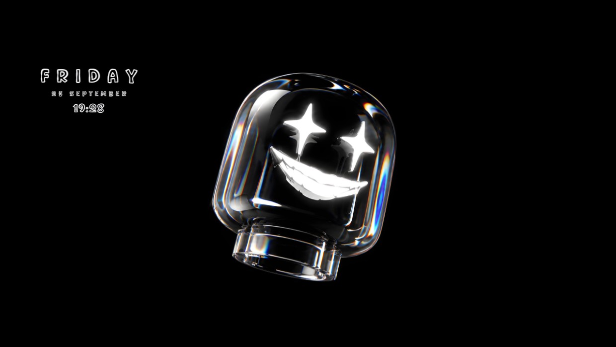 Glass Lego 3D