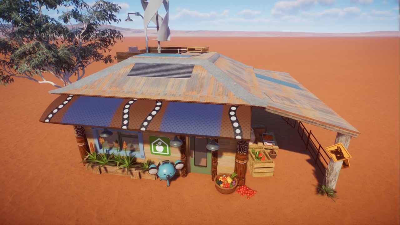 Australian Keeper Hut + Wind Turbine preview