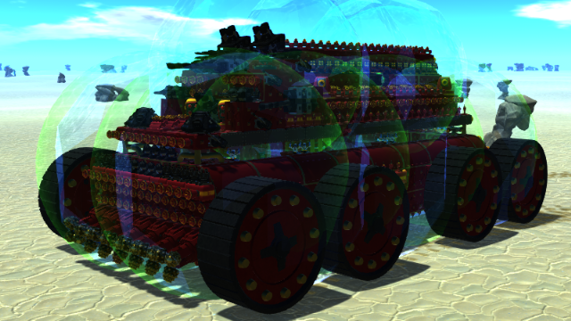 Massive Tank lots of guns