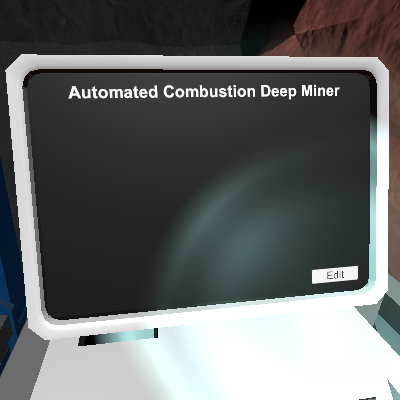 Automated Combustion Deep Miner