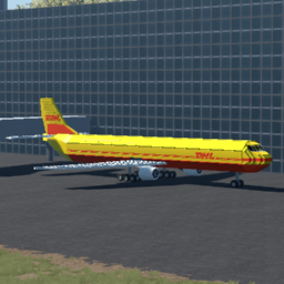 Softbody AIR LINER Boeing 777 DHL [Jeff Formula Livery]