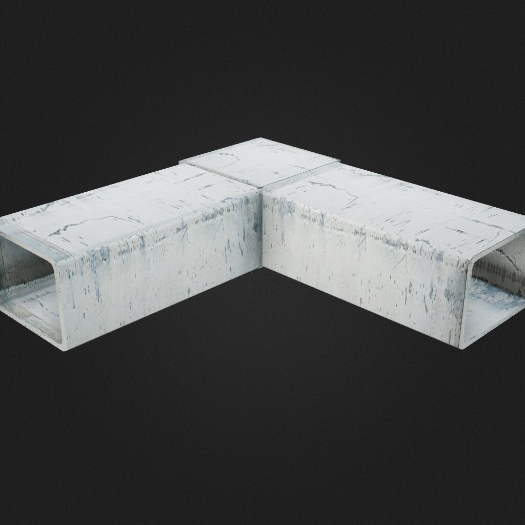 duct with corner