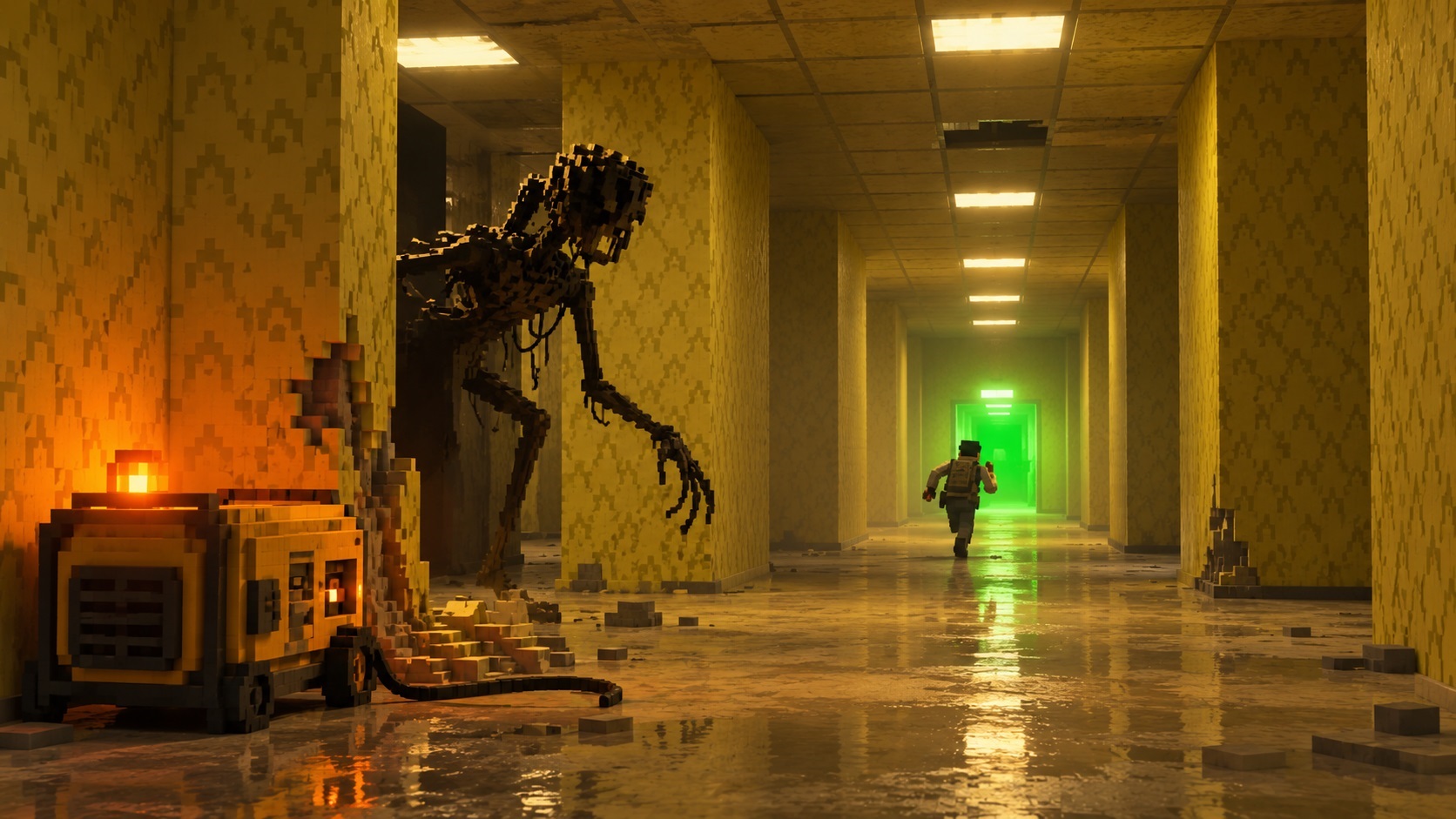 Procedural Backrooms Survival preview