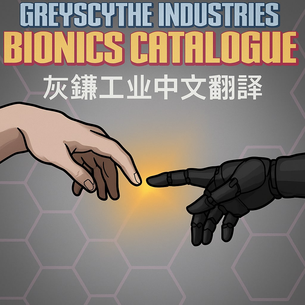 Greyscythe Bionics Catalogue1.6简体中文汉化 mod preview for RimWorld