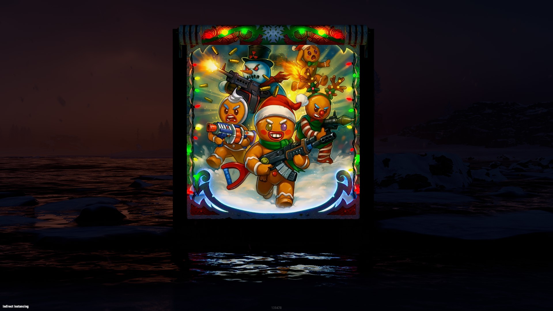Gingerbread Raid Garage Door thumbnail 7