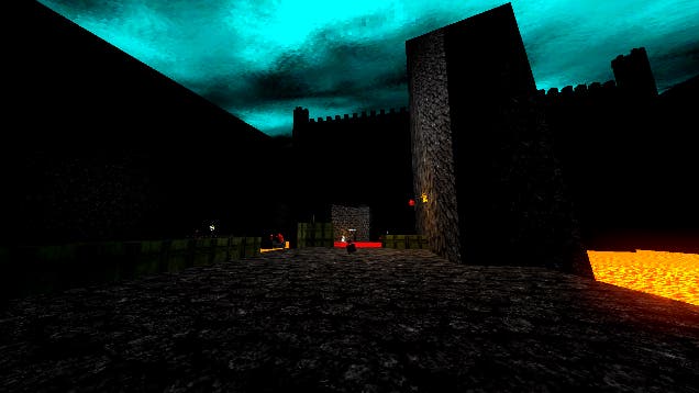 Entering the Dark Keep
