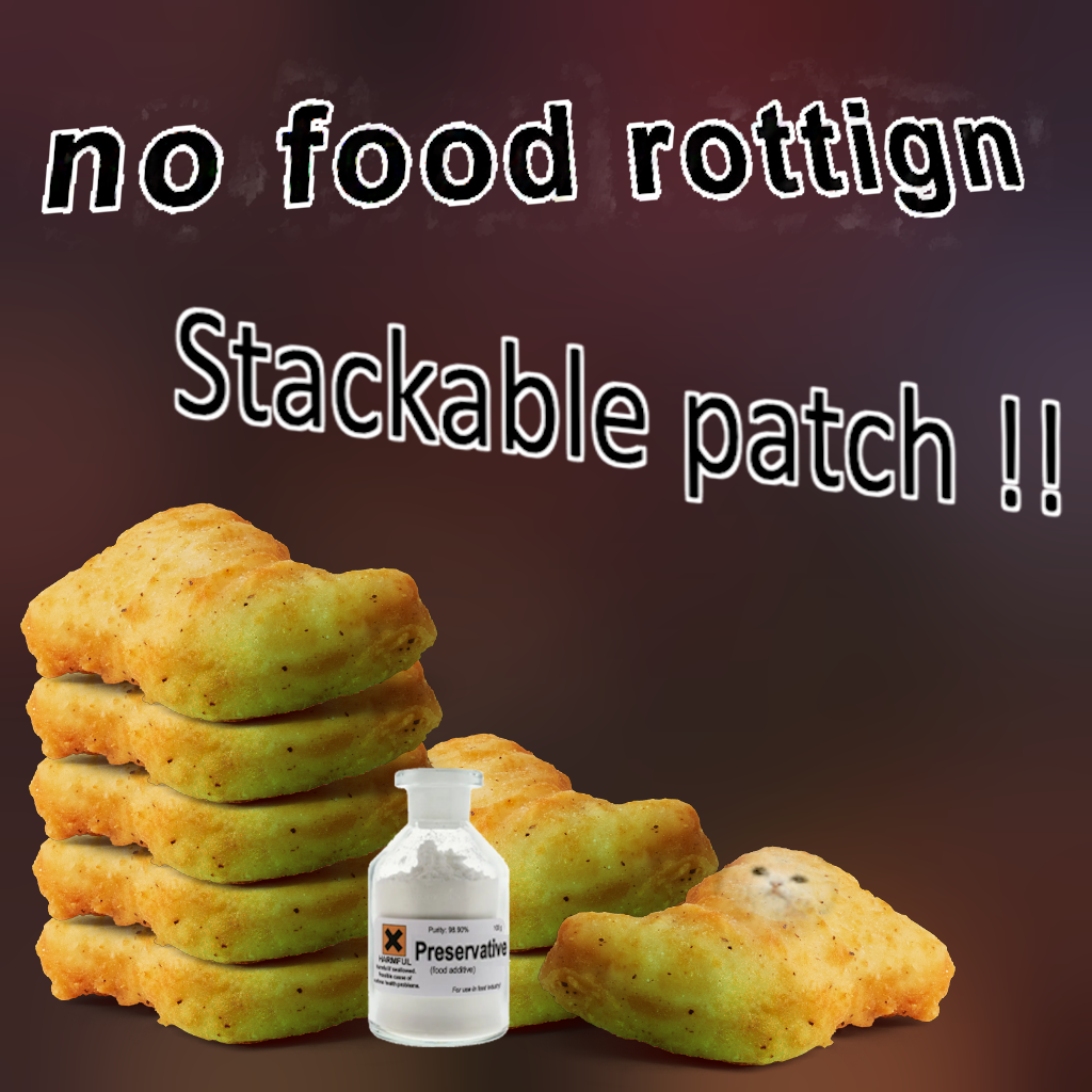 No Food Rotting Stackable Patch