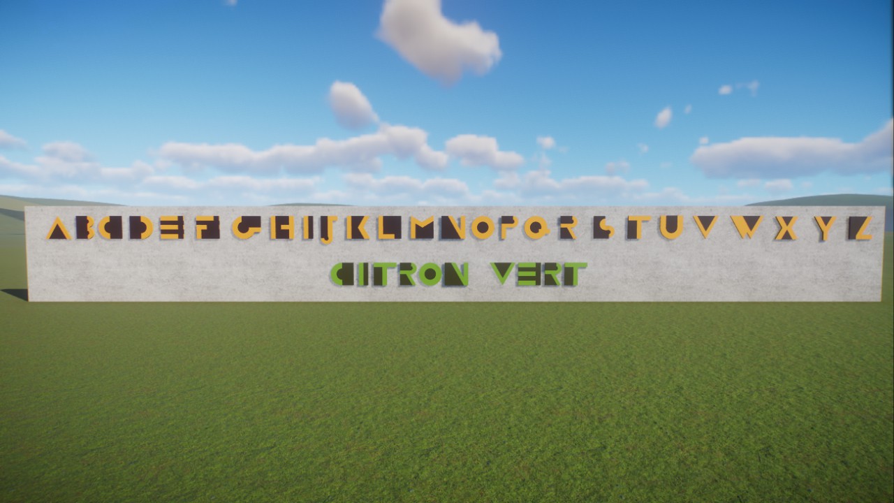 Modern Font