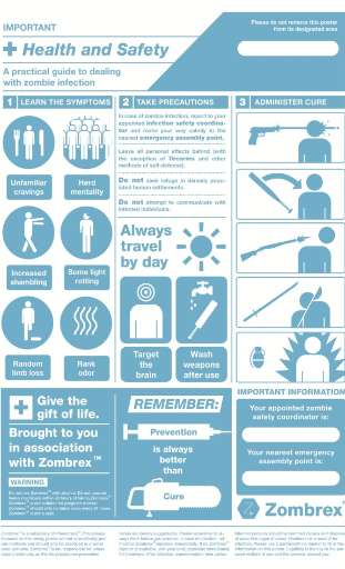 Zombrex health and safety