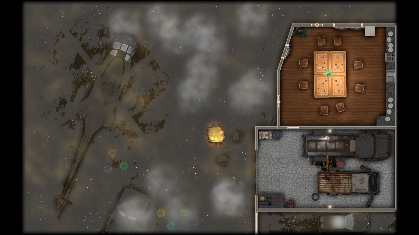 snowy night