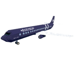 Softbody AIR LINER TU-214 Kosmos Airlines