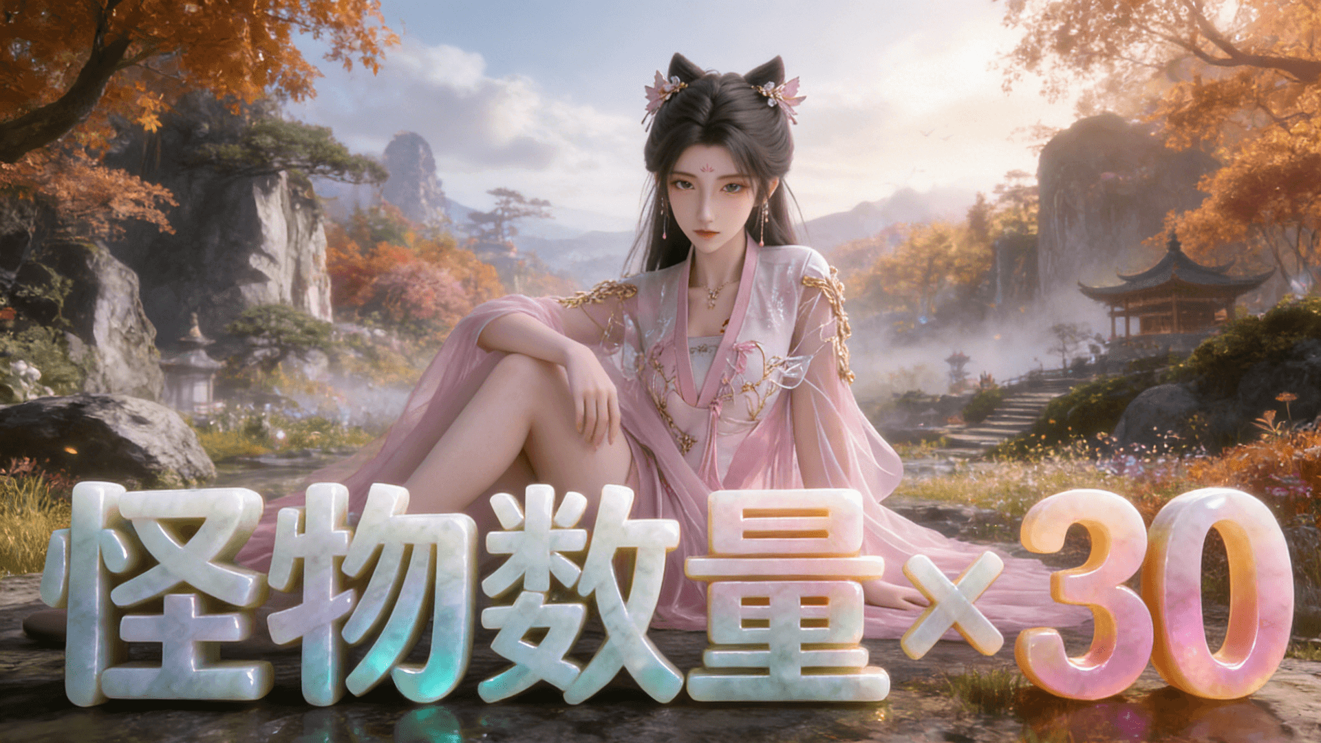 怪物数量×30