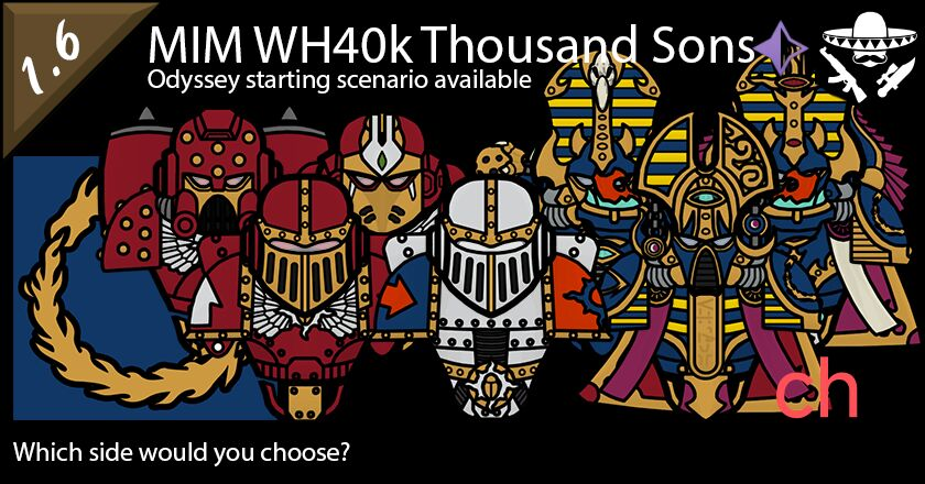 [ZH]MIM Warhammer 40k Thousand Sons中文汉化