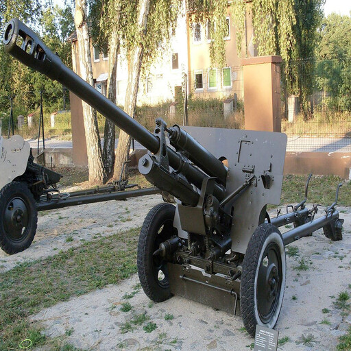 Historically accurate Soviet ZIS-3 artillery, F-22 artillery, and SU-76 self-propelled guns