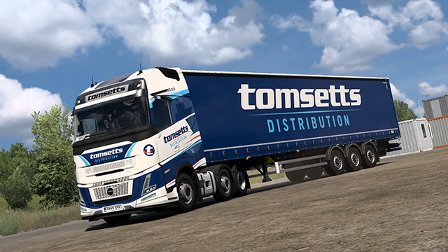 Tomsetts Distribution - Volvo FH6  Aero & Wielton Trailer