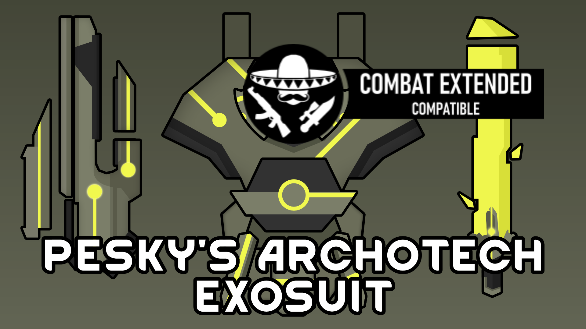 CE Patch For Pesky's Archotech Exosuit mod preview for RimWorld