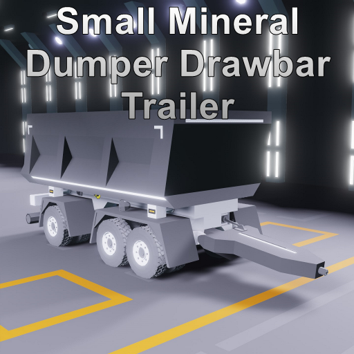 Small Mineral Dumper Drawbar Trailer