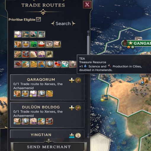 Trade Chooser Improvements