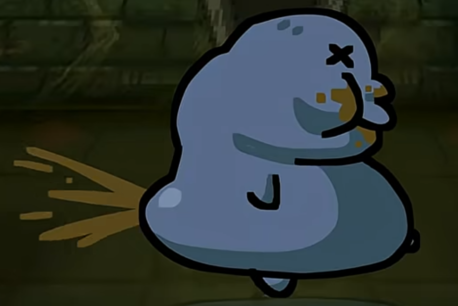 Tainted Blue Baby Side Profile