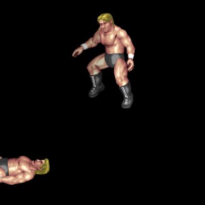 Corner Body Slam (A) for auto climb up to a post / コーナーボディスラム (A) ポスト自動登り用