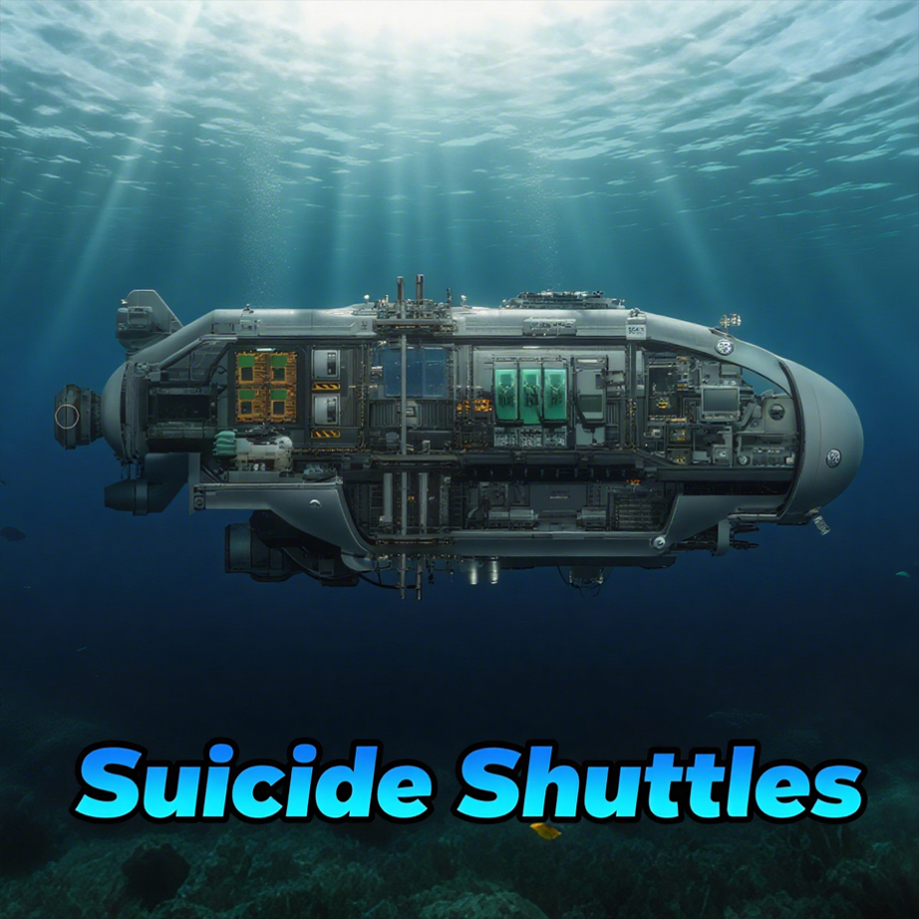 甲虫号-穿梭艇 The Suicide Shuttles – Barotrauma Mod