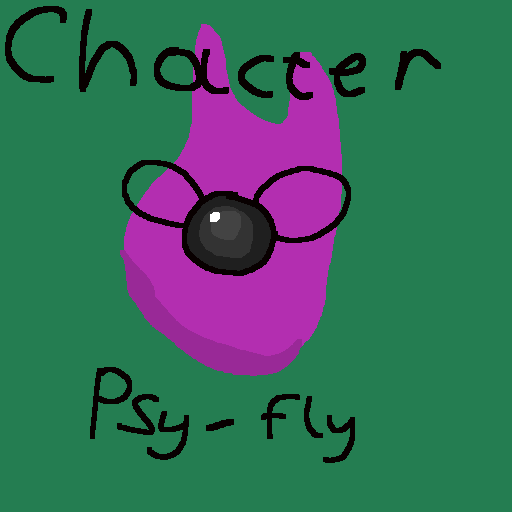 Psy fly character