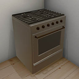 Steel oven 75 cm