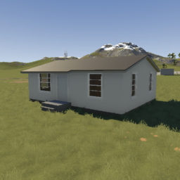 1950s 2 bedroom prefab house (unfurnished)