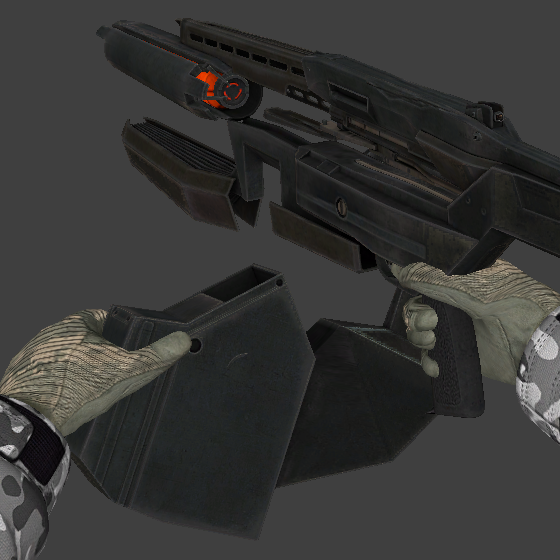 MTB's Uncanon AR2 Animations with BM's HECU Arms