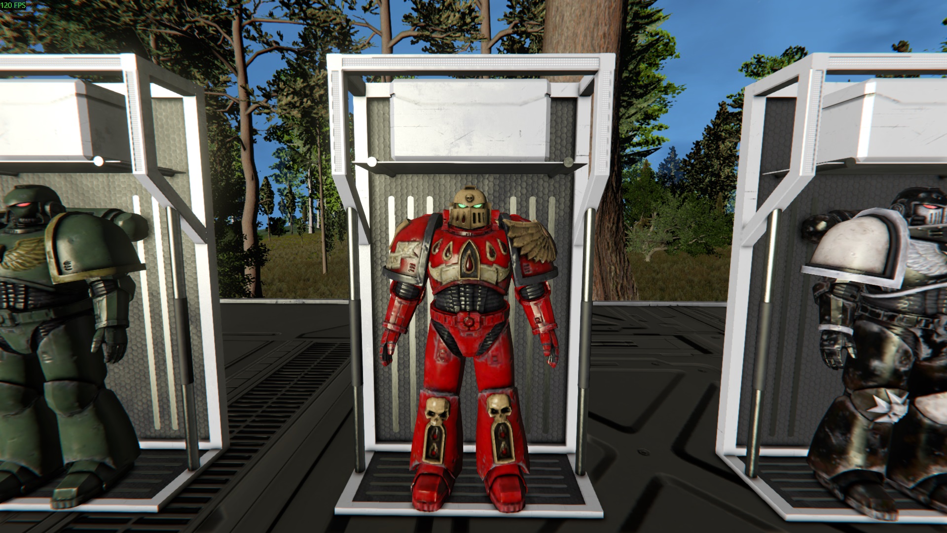 Warhammer 40k Blood Angel Swappable suit