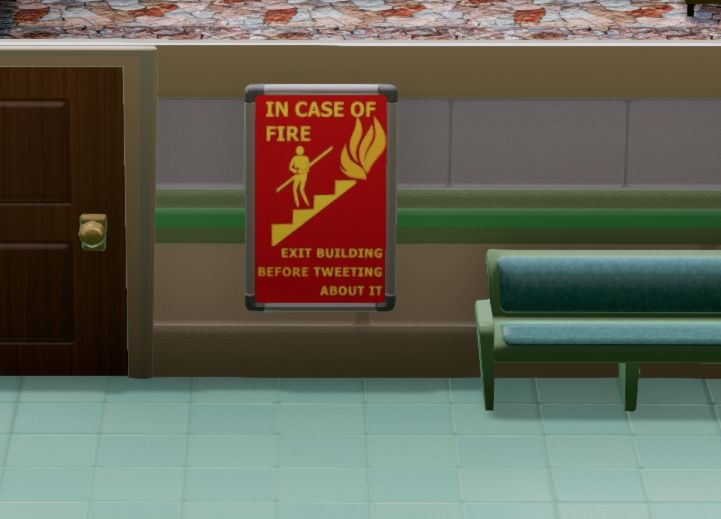 IN CASE OF FIRE