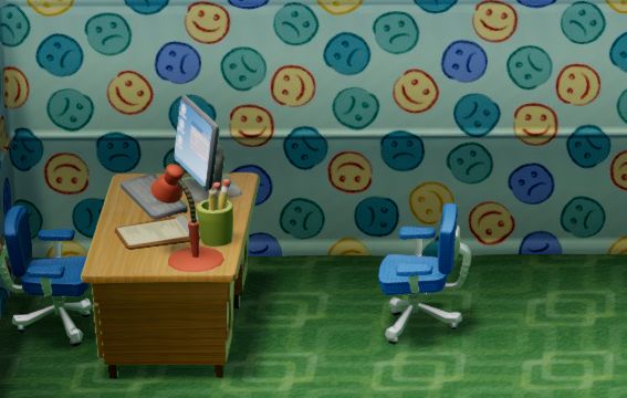 Happy Sad Face Wall
