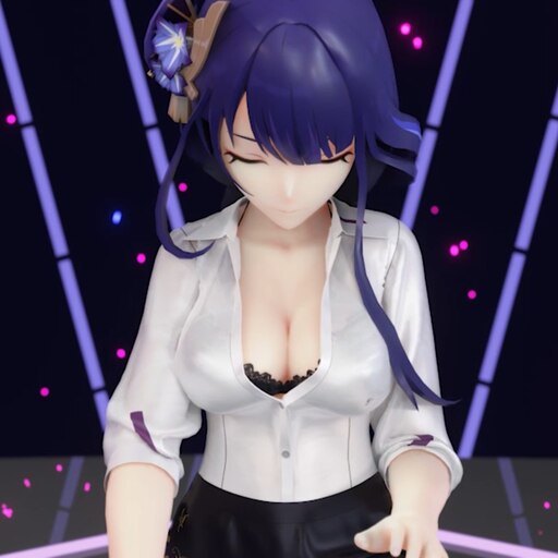 Oficina Steam::【MMD】Raiden Shogun 雷电将军 - ALIEN , R-18