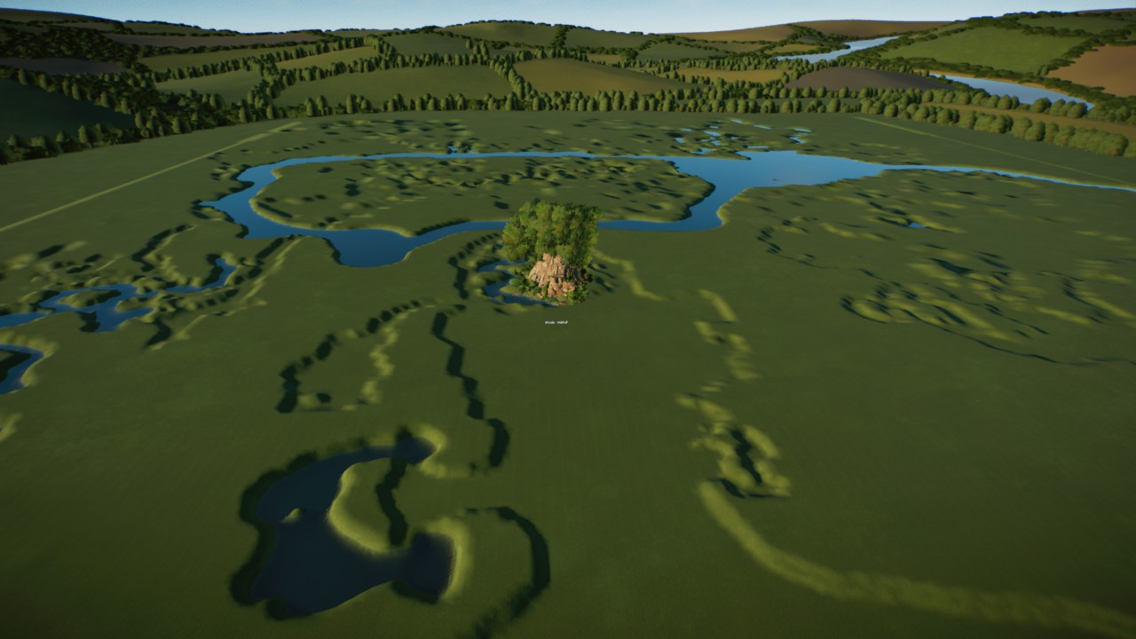 Disney's Animal Kingdom Height Map