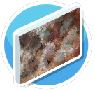 Earth Tone abstract canvas