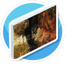 Earth Tone abstract painting 2