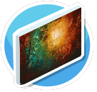 Earth Tone abstract painting 4