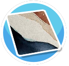 Blue and Brown rug