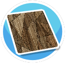 Brown Triangle rug