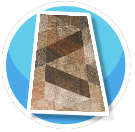 Modern long rug