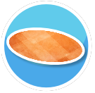 Tan Oval Rug