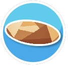 Brown and Tan Triangles oval rug