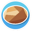 Brown and Tan Triangle rug 1