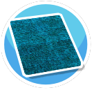 Teal rug