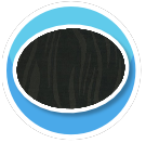 Black circle rug