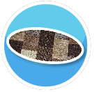 Earth Tone Oval Rug