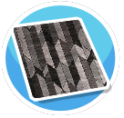 Grey and Black rug